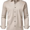Men's Dress Shirts Long Sleeve