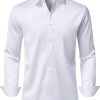 Men's Dress Shirts Long Sleeve