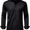 Men's Dress Shirts Long Sleeve